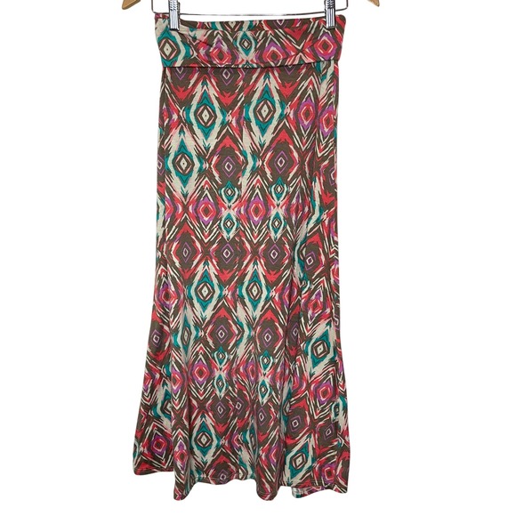 MOSSIMO SUPPLY CO Colorful Boho Maxi Skirt, XS - Picture 4 of 7